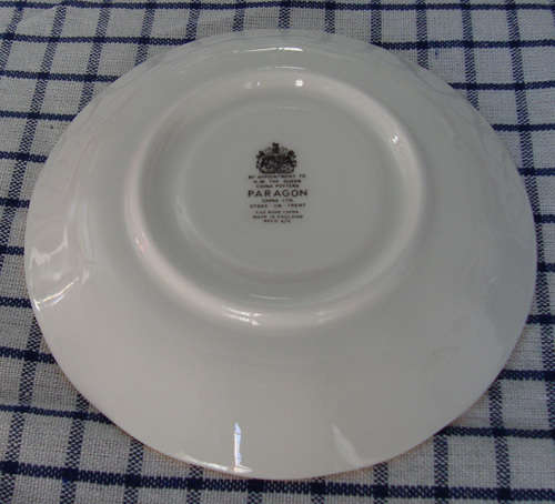 VINTAGE PARAGON TEA TRIO WITH GILT TRIM