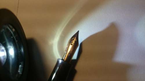 Pelikan 400 Honey, Amber Tortoise Brown. Gold. 1950's. Not Restored. 14 K Nib.