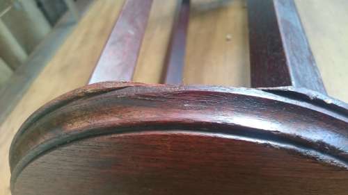 Orchid Plant Stand Burmese Teak Vintage Minimalist Never Painted