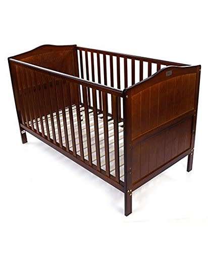 Dark Wooden Vintage Retro Baby Cot