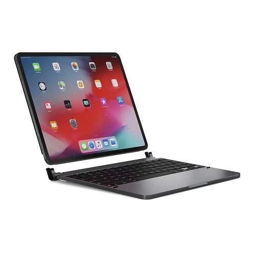 Brydge 12.9 Pro+ Wireless Keyboard with Trackpad for iPad Pro 12.9-inch (2020 & 2018) | SPACE GRAY