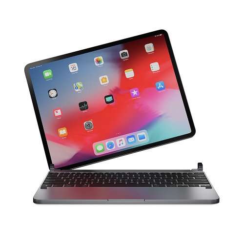 Brydge 12.9 Pro+ Wireless Keyboard with Trackpad for iPad Pro 12.9-inch (2020 & 2018) | SPACE GRAY