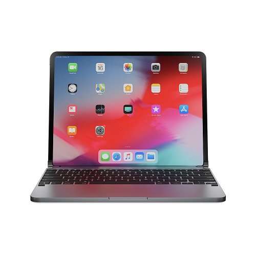 Brydge 12.9 Pro+ Wireless Keyboard with Trackpad for iPad Pro 12.9-inch (2020 & 2018) | SPACE GRAY