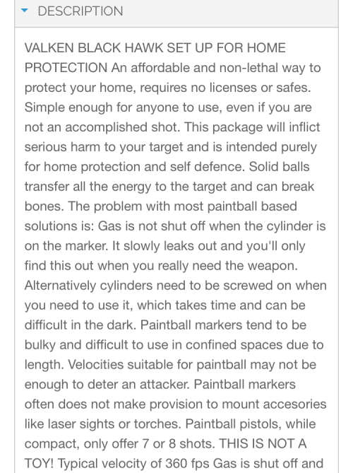 Self Defence / Valken SW 1 V-Tac / Paintball Gun Marker - Upgrade