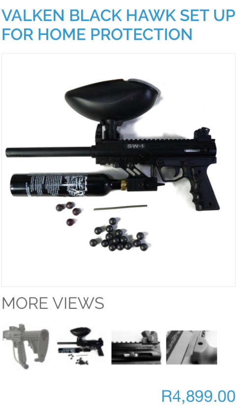 Self Defence / Valken SW 1 V-Tac / Paintball Gun Marker - Upgrade