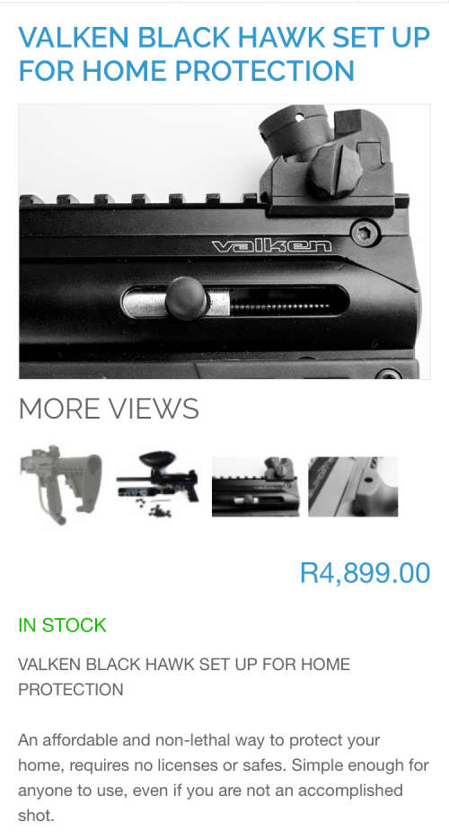 Self Defence / Valken SW 1 V-Tac / Paintball Gun Marker - Upgrade