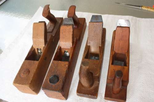 4 x Old Wooden Planes