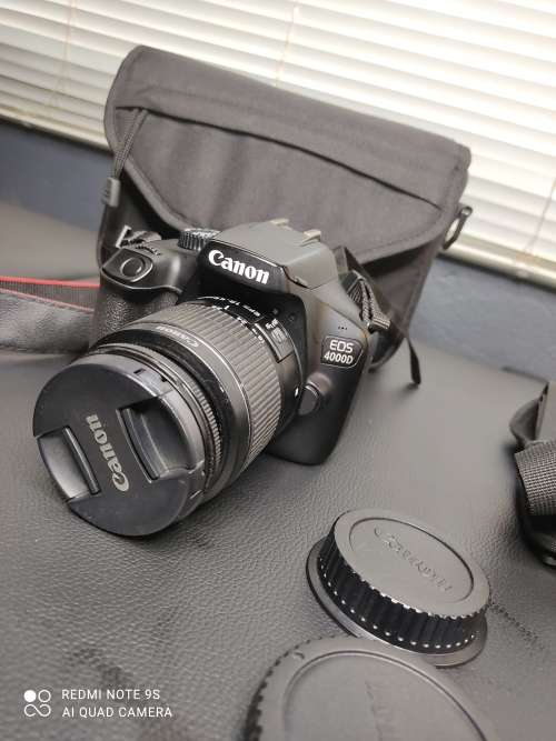 Canon 4000D 18MP DSLR Starter Bundle - Black