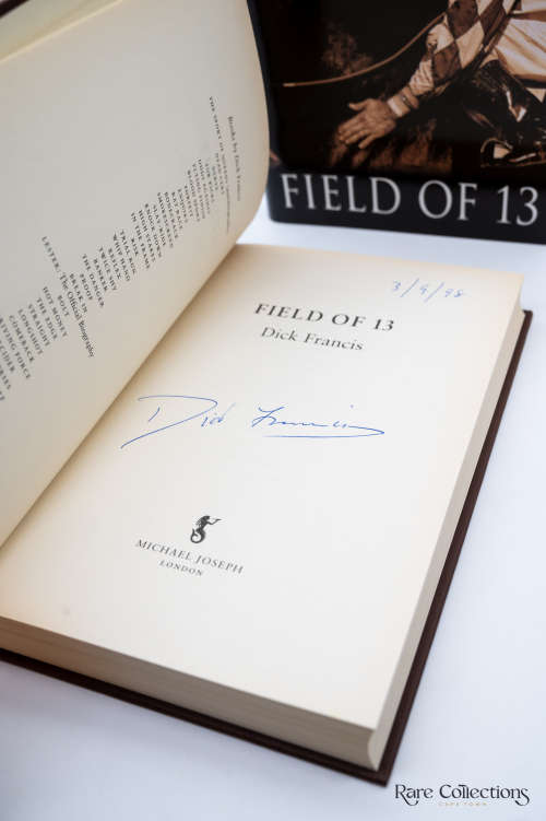 Field of 13 by Dick Francis (Signed Copy)
