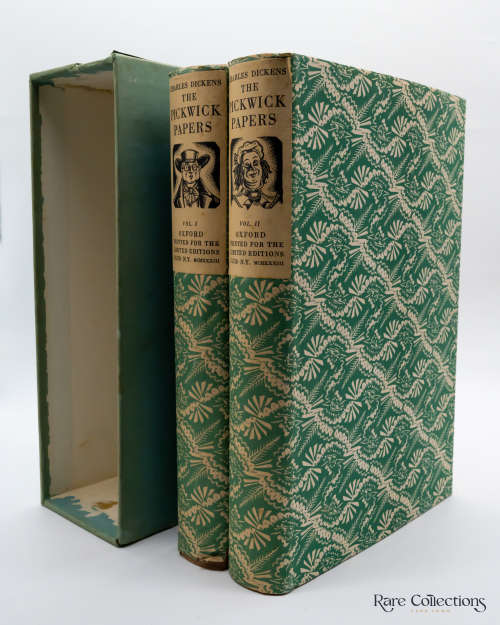 The Posthumous Papers of the Pickwick Club by Charles Dickens - 2 Vol (Signed Limited Edition)