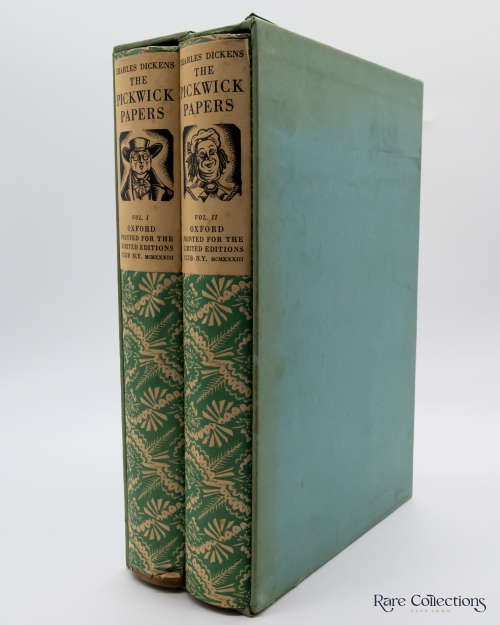 The Posthumous Papers of the Pickwick Club by Charles Dickens - 2 Vol (Signed Limited Edition)