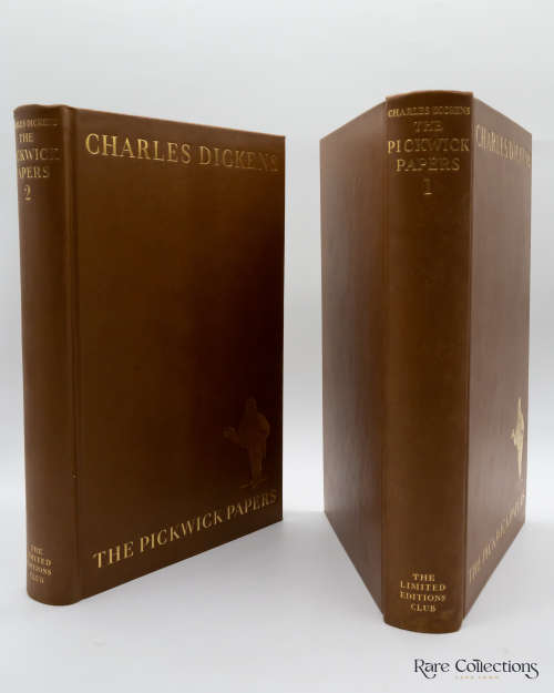 The Posthumous Papers of the Pickwick Club by Charles Dickens - 2 Vol (Signed Limited Edition)