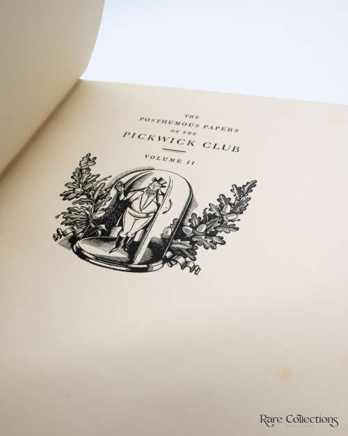 The Posthumous Papers of the Pickwick Club by Charles Dickens - 2 Vol (Signed Limited Edition)