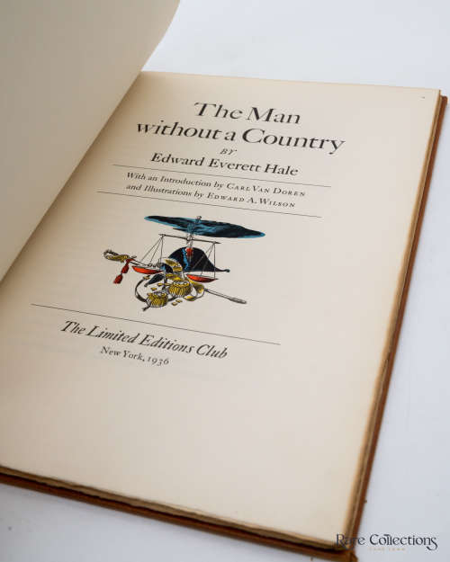The Man Without a Country by Hale, Edward Everett (Signed Limited - Illustrator Edward A Wilson)