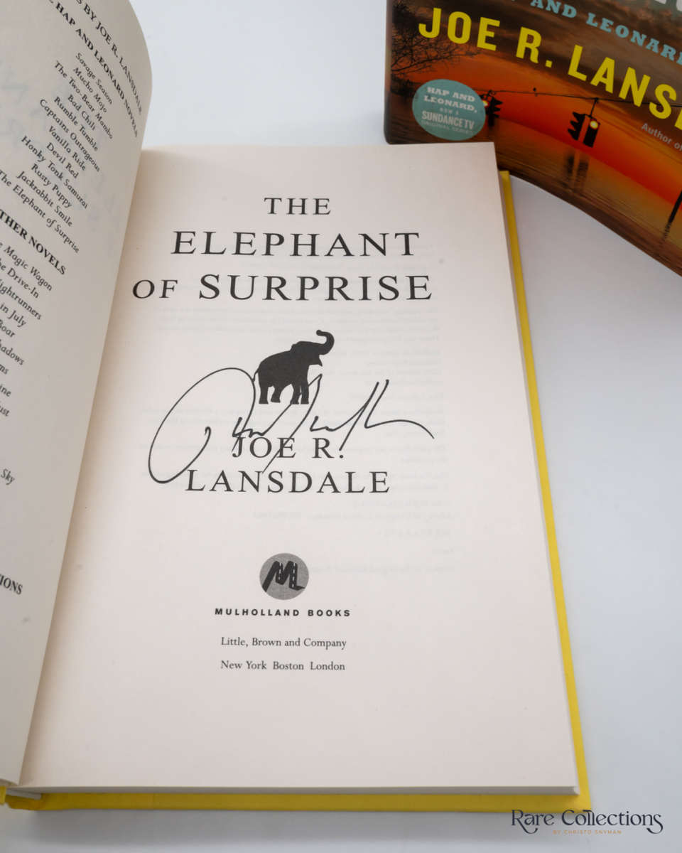The Elephant of Surprise by Joe R. Lansdale - signed copy