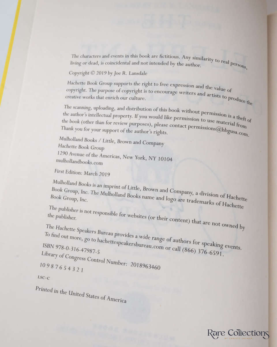 The Elephant of Surprise by Joe R. Lansdale - signed copy