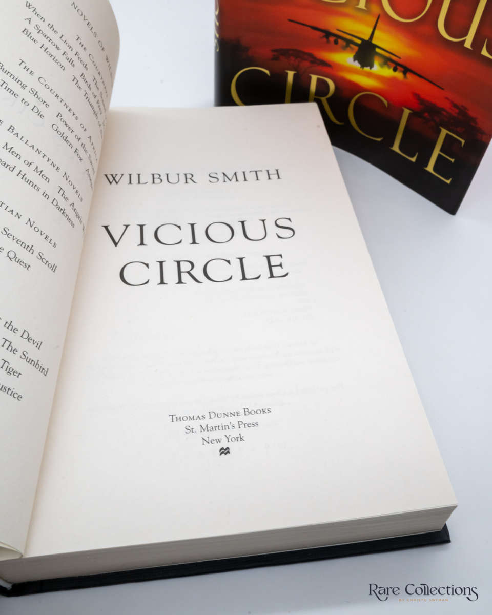 Vicious Circle by Wilbur Smith - signed