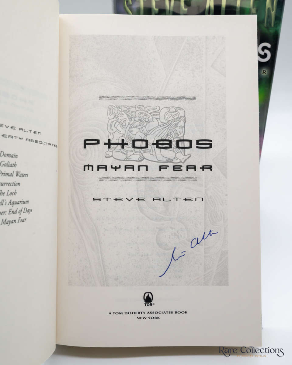 Phobos: Mayan Fear by Steve Alten - signed