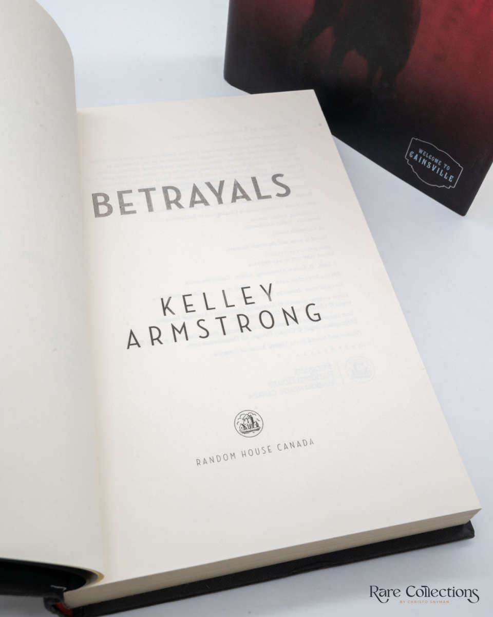 Betrayals by Kelley Armstrong - signed
