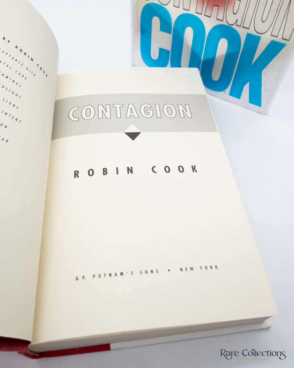 Contagion by Robin Cook - signed