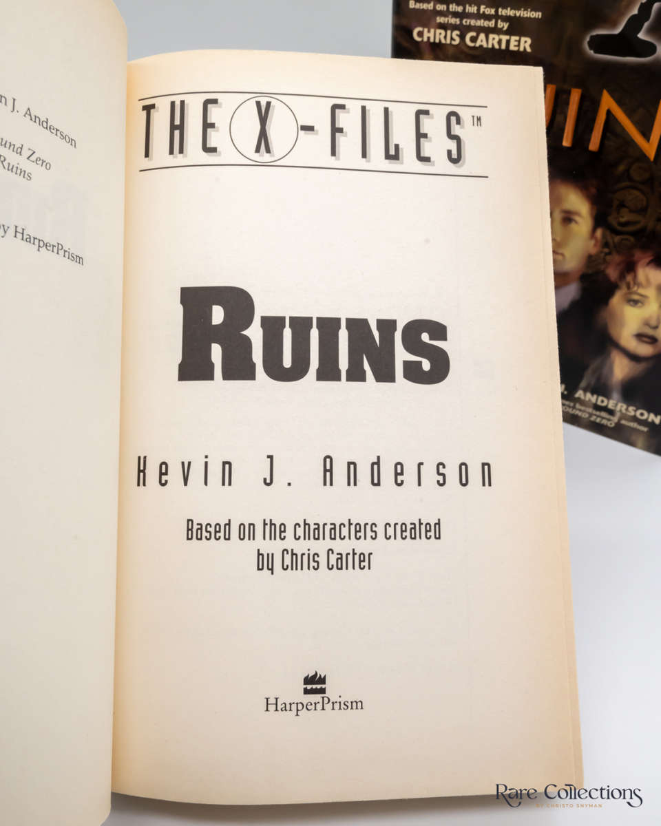 X-Files: the Ruins by Kevin J. Anderson - signed
