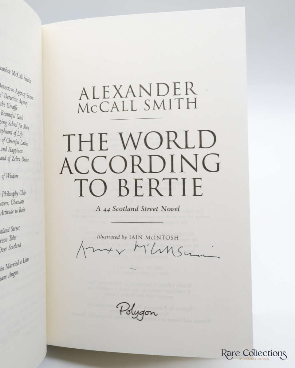 The World According to Bertie by Alexander McCall Smith - signed