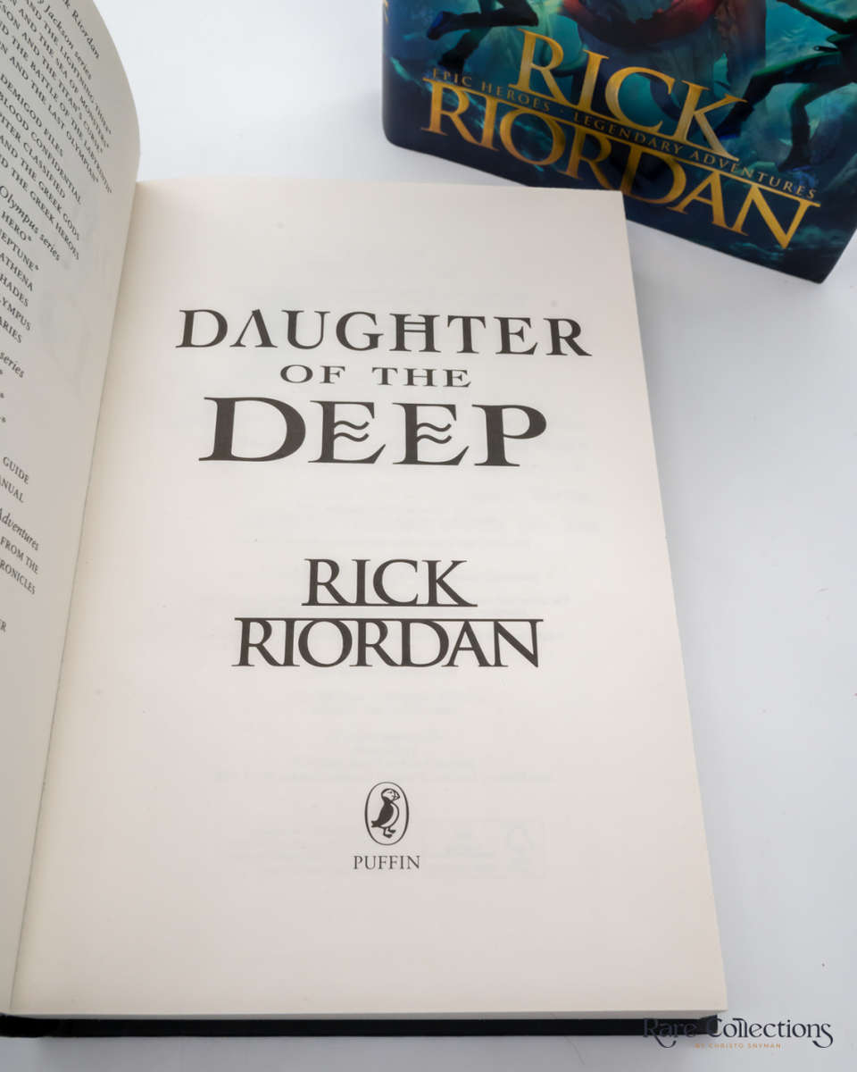 Daughter of the Deep by Rick Riordan - signed