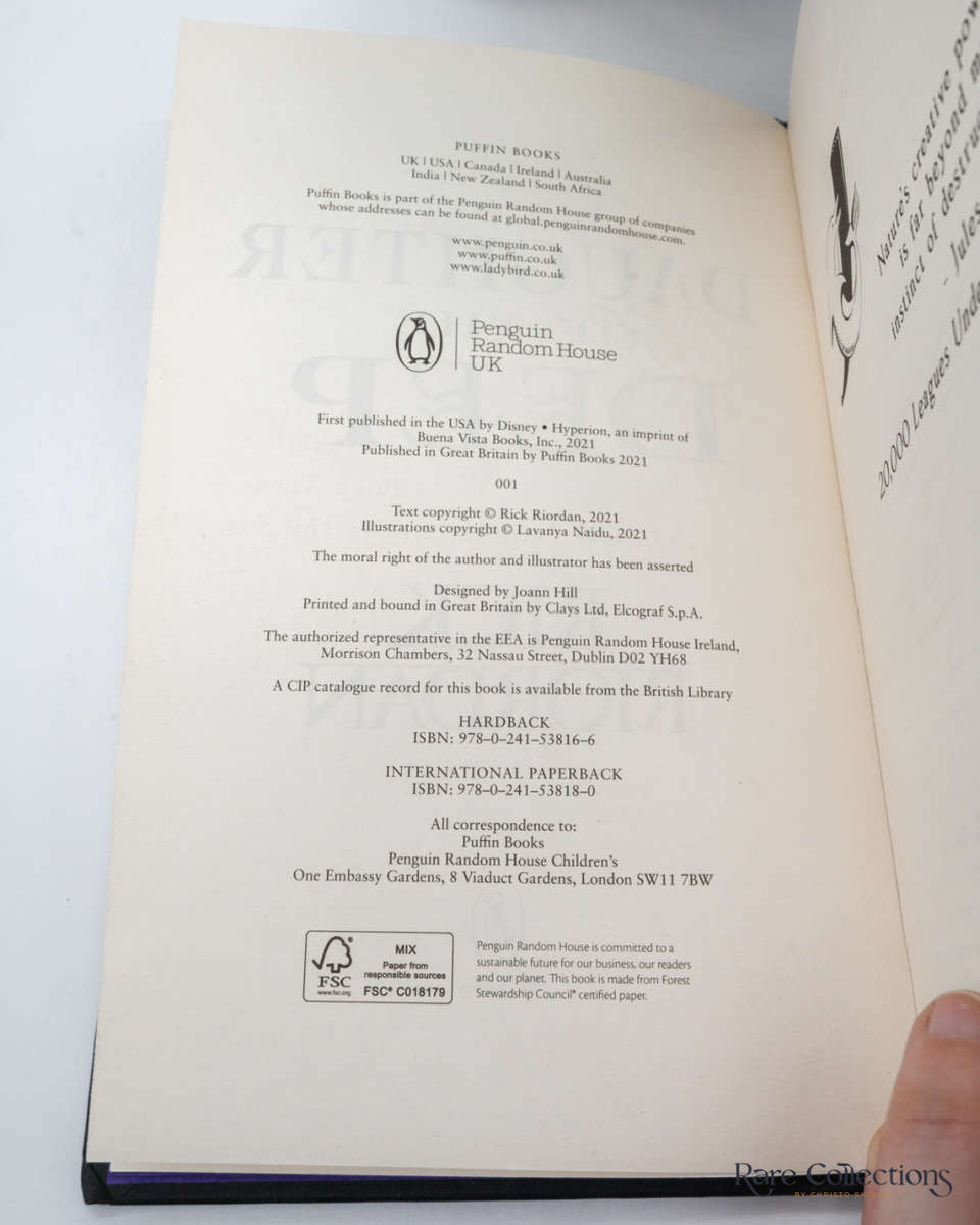 Daughter of the Deep by Rick Riordan - signed