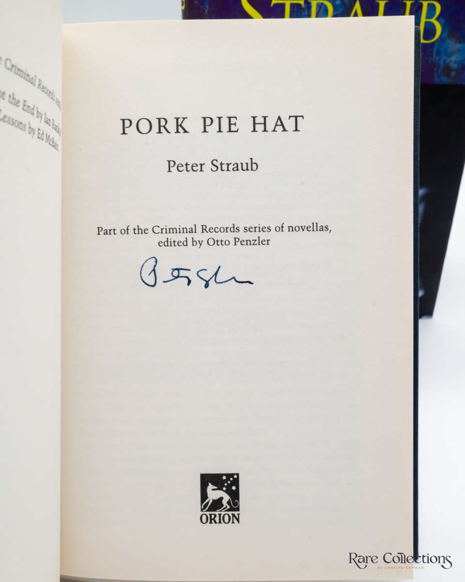 Pork Pie Hat by  Peter Straub - Signed