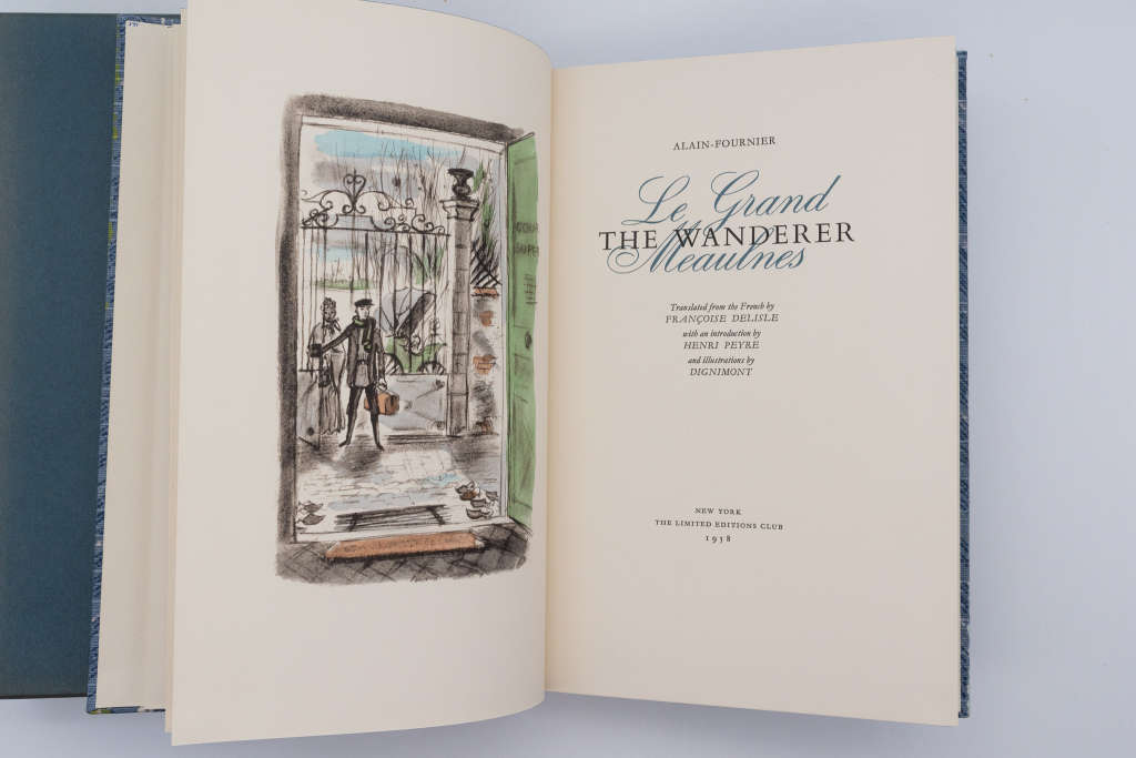The Wanderer: Le Grand Meaulnes by Alain-Fournier - Signed by Illustrator Andre Dignimont