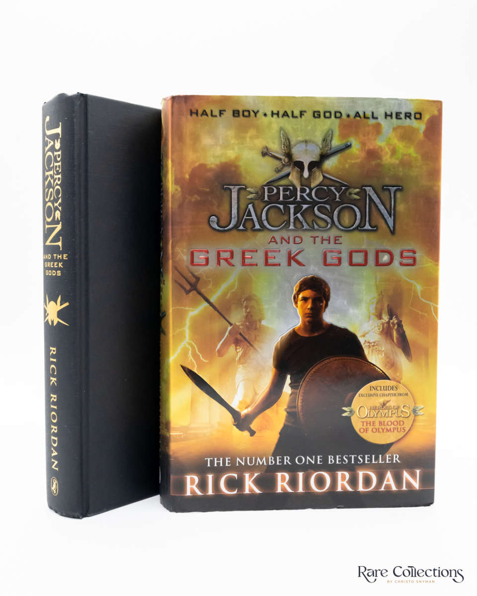 Percy Jackson and the Greek Gods by Rick Riordan - Signed Copy