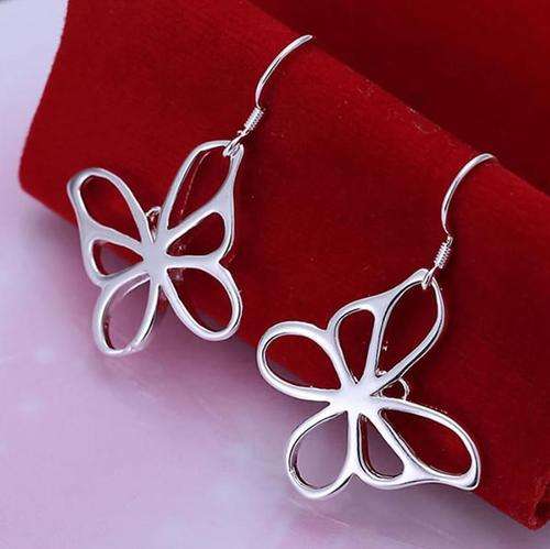 **SWEET** 925 Sterling Silver Butterfly Earrings