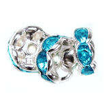 AQUA  Rondelle Spacer - 6mm