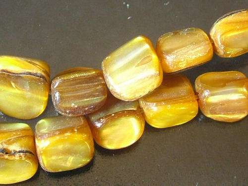 TOPAZ Shell Nuggets  - 40cm string