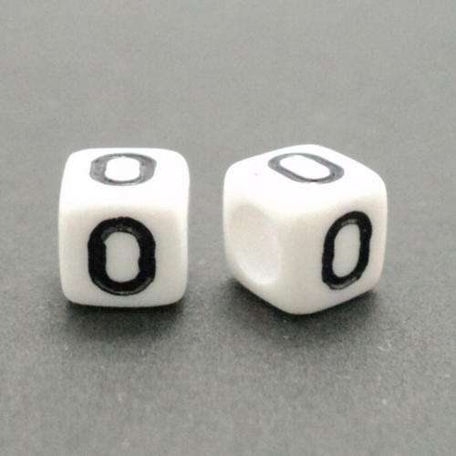 'O' Alphabet Bead - 6mmx6mm