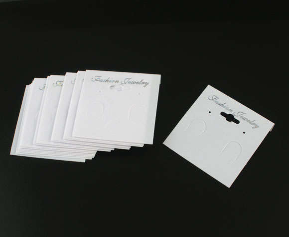Earring Display Cards - 53mm x 50mm