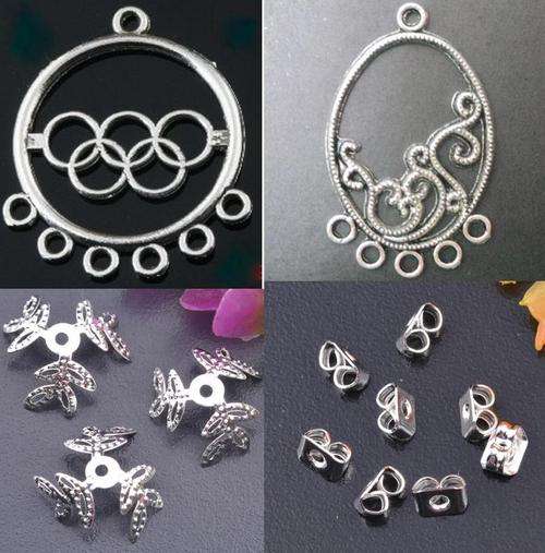 QUALITY SILVER FINDINGS KIT - 680pcs