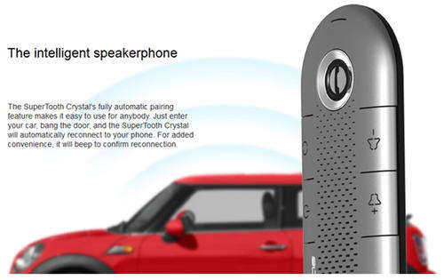 Supertooth Crystal Bluetooth Hands Free Car Kit