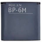 Nokia BP-6M Battery : 3250, 6150, 6151, 6233, 6234, 6288, N73, N93, 6280