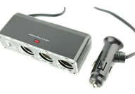 Car Triple Lighter Socket + USB Charger