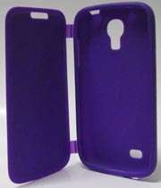 S4 Mini Flip Rubber Case (Purple)