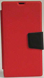 Sony Xperia Z, L36H Flip Pouch (Red / Black)
