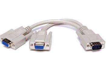 VGA to 2 x VGA Splitter Cable