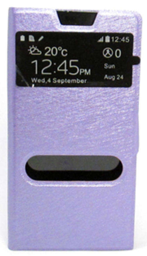 Huawei Ascend P6 Flip Case (Purple)