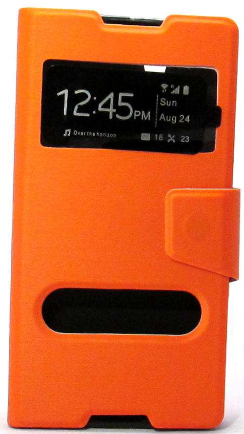 Sony Xperia C3 Flip Case (Orange)