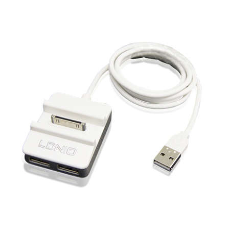 iPhone USB Charger Dock  +  2 Port USB Hub
