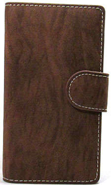 Blackberry Z3 Leather Flip Case (Brown)