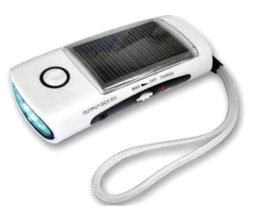 Solar Flashlight + Radio