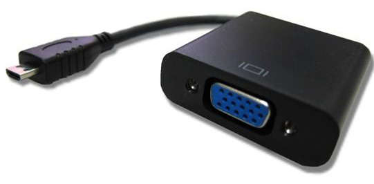 Micro HDMI to VGA Adapter