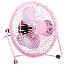USB Mini Desk Fan (Pink)